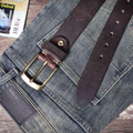 Caleb Heritage Leather Belt