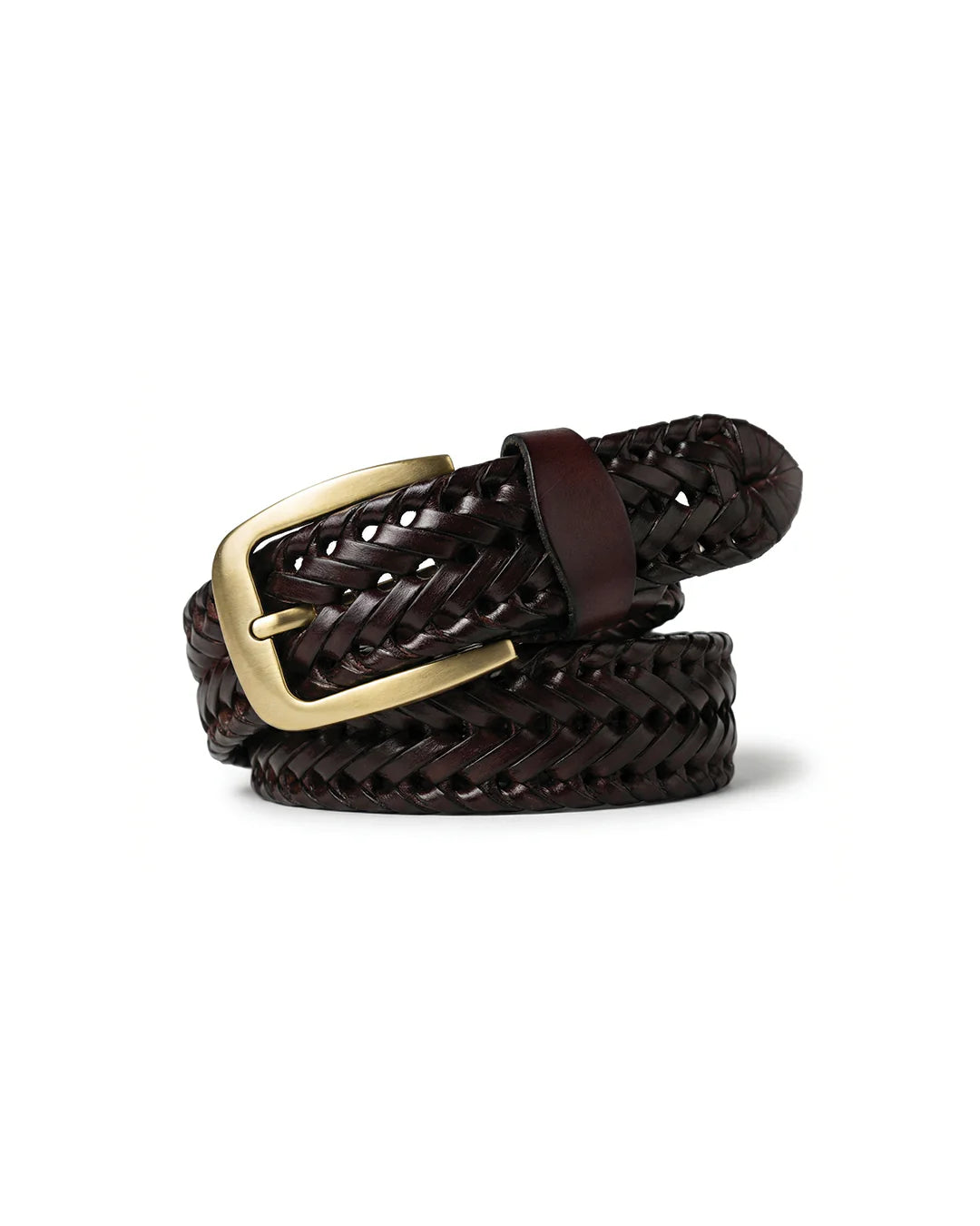 Sawyer Woven Leather Belt