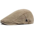Harrison Canvas Flat Cap