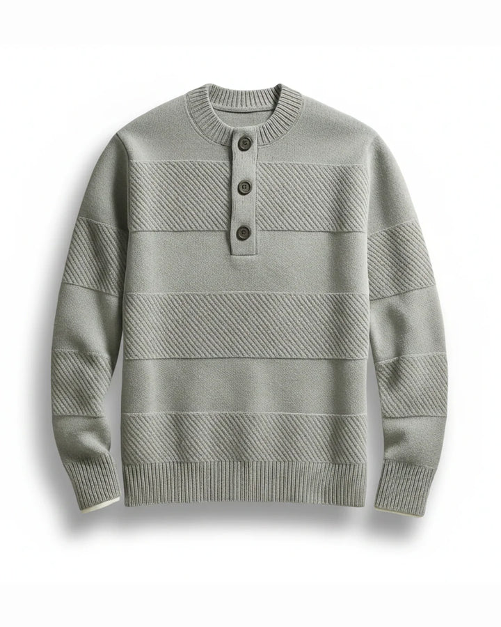 Henry Knit Henley Knit
