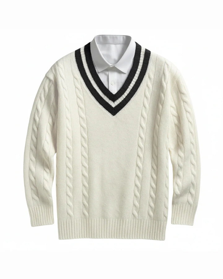 Arthur Cable Knit Cardigan