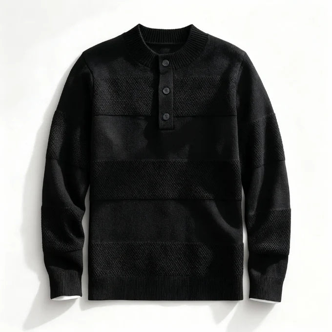 Henry Knit Henley Knit