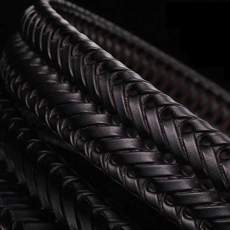 Sawyer Woven Leather Belt