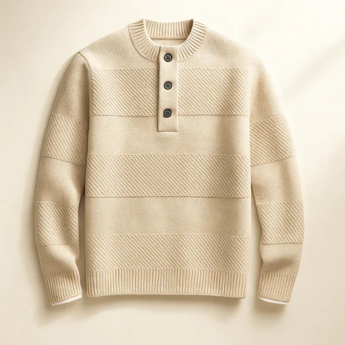 Henry Knit Henley Knit