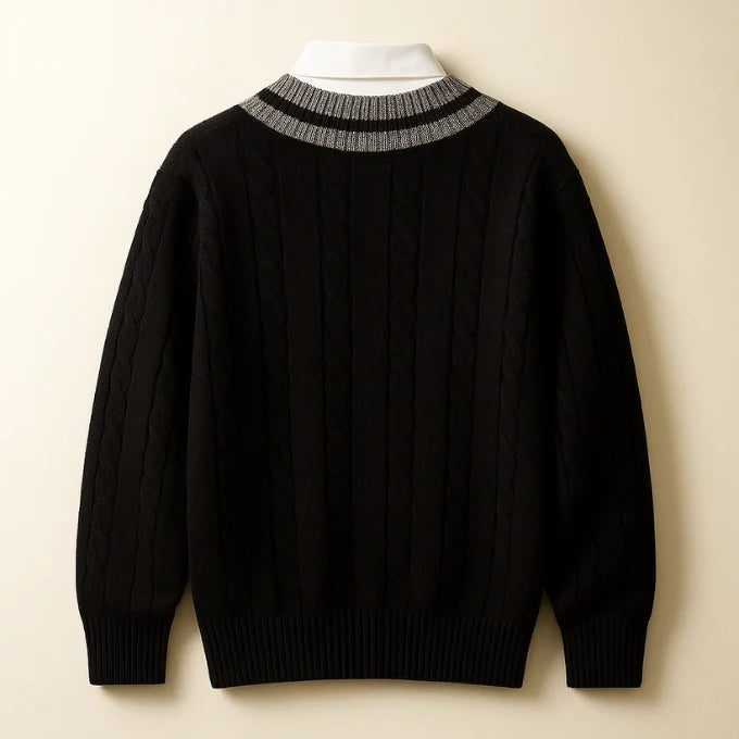 Arthur Cable Knit Cardigan